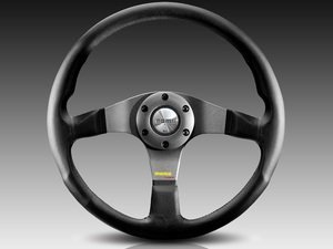 TUN35BK0Silver - MOMO Tuner Steering Wheel - Anthracite Spoke