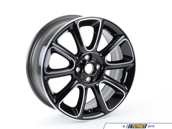 Genuine MINI Genuine MINI Gloss-Turned Light Alloy Rim 7Jx17 Et:48 - 36116850504 36116850504