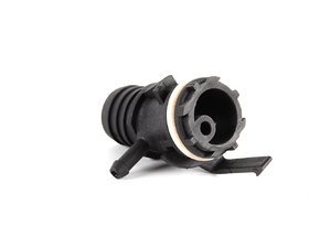 Genuine BMW Air Hose Connector with O-Ring - Intake Manifold to Idle Control Valve Hose (Clips Into Manifold) - E34 E36