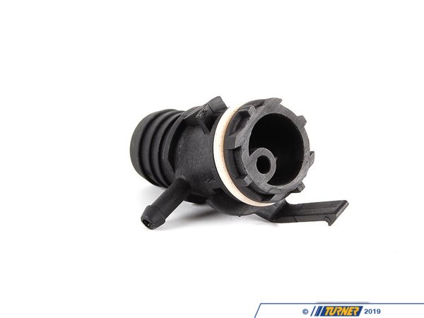 Genuine BMW Genuine BMW Air Hose Connector with O-Ring - Intake Manifold to Idle Control Valve Hose (Clips Into Manifold) - E34 E36 11611730265