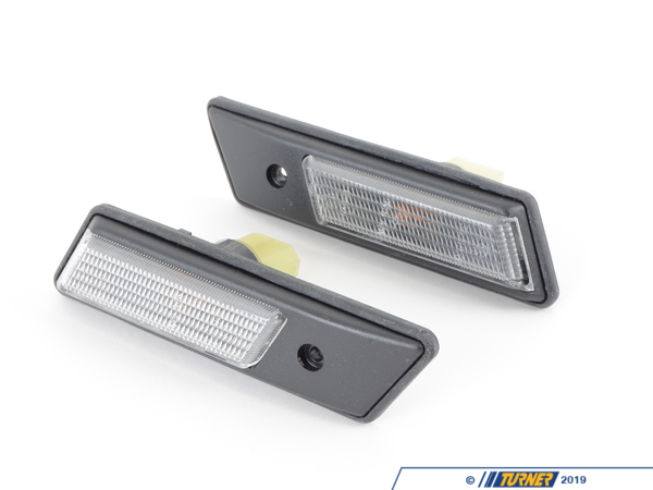 DEPO Euro Clear Side Marker Light Pair For BMW E36 3-Series 318i 325i 1992-1996