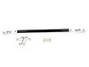 ECS Flat Oval Carbon Fiber Strut Brace With Silver End Plates - E9X 325/328/330 E9X5251413T-SKT View 1