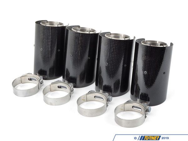 Akrapovic Akrapovic Carbon Fiber Exhaust Tips - Quad Set TP-CT/3