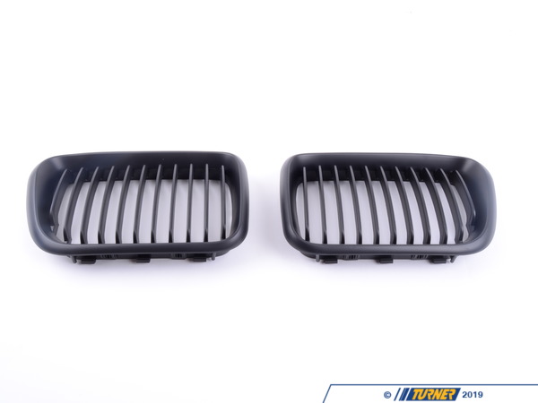 Turner Motorsport Matte Black Center Grills - E36 318i/is 328i/is M3 1997-1999 - (NO LONGER AVAILABLE) BM01-3602-B