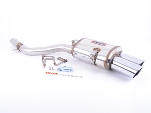 F02 740i Supersprint Right Performance Muffler (2x90mm Tips)