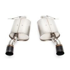 E92 335i Dinan Free Flow Axle-Back Exhaust - Black Tips