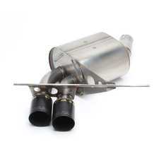 E82 135i Dinan Sport Axle-Back Exhaust - Black Tips