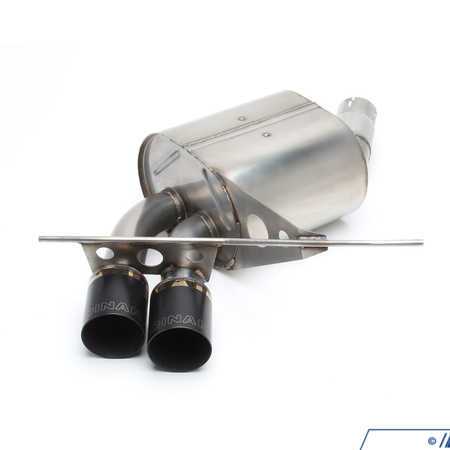 Dinan E82 135i Dinan Sport Axle-Back Exhaust - Black Tips D660-0025-BLK