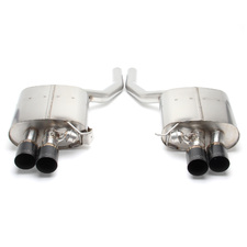 F10 550i Dinan Free Flow Axle-Back Exhaust - Black Tips