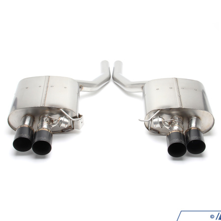Dinan F10 550i Dinan Free Flow Axle-Back Exhaust - Black Tips D660-0036-BLK
