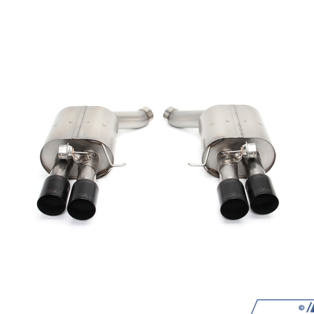 Dinan Dinan Free Flow Axle-Back Exhaust - Black Tips - F10 M5 D660-0044-BLK