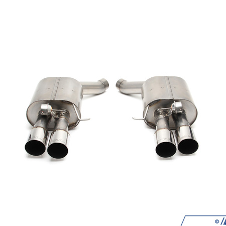 Dinan F06 M6 GranCoupe Stainless Axle-Back Exhaust - Polished Tips D660-0049