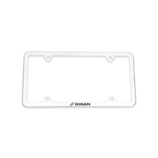 Dinan Slimline License Plate Frame - Brushed Finish