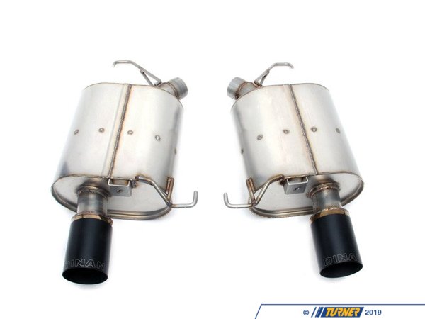 Dinan F10 535i Dinan Free Flow Axle-Back Exhaust - Black Tips D660-0051-BLK