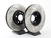 StopTech Cross-Drilled Brake Rotors - Front - E70 X5 3.0si, xDrive30i, E71 X6, F15 X5, F16 X6 - (NO LONGER AVAILABLE) 34116771985CD View 2