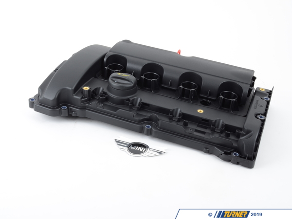 Genuine MINI Valve Cover With PCV & Emblem Kit 11127646555KT