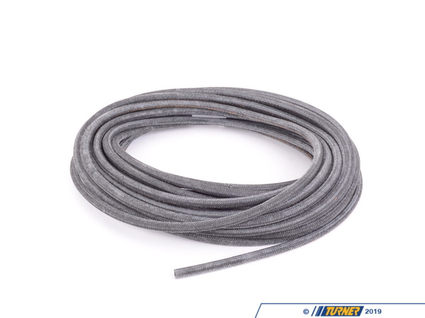 Rein  Cloth Braided Fuel/Vacuum Hose - Black - 20 Meter N20355120