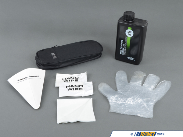Genuine MINI MINI 5w-30 Engine Oil & Oil Storage Bag Combo 83292158849KT