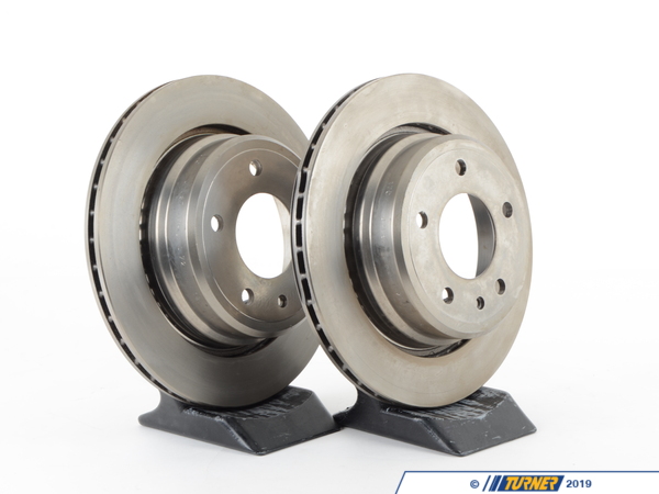Genuine BMW Rear Brake Rotors - E32 740i/750i (Pair) 34211162967