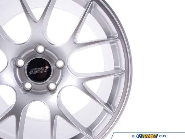 APEX Wheels APEX EC-7 18x11" ET44 Race Silver Wheel 23.35lbs -PROFILE 3 EC71811ET44RS