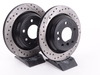 StopTech Cross-Drilled & Slotted Brake Rotors - Rear - E39 525i/528i/540i (pair) - (NO LONGER AVAILABLE) 34211164840CDS View 1