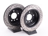 StopTech Cross-Drilled & Slotted Brake Rotors - Rear - E39 525i/528i/540i (pair) - (NO LONGER AVAILABLE) 34211164840CDS View 3