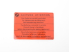 Genuine BMW Genuine BMW Sticker (battery, Warning) - 71212122013 71212122013 View 2