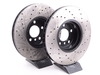 StopTech Cross-Drilled Brake Rotors - Front - E70 X5 4.8i 35d, E71 X6 35 (pair) - (NO LONGER AVAILABLE) 34116771986CD View 3