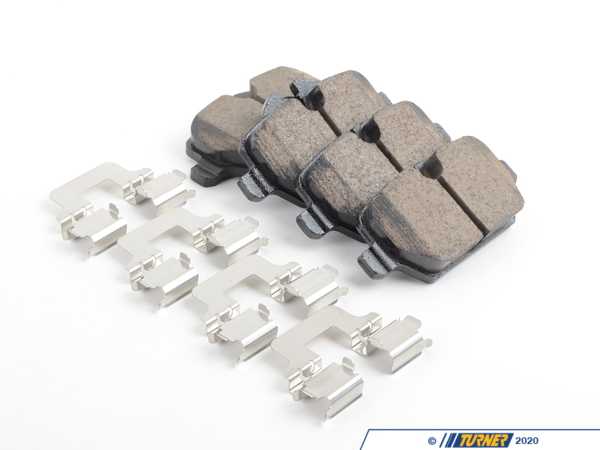 Akebono Rear Euro Ceramic Brake Pad Set MINI R60 R61 EUR1554 34219808706