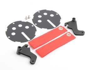 RS Style Door Pulls - Black / Red