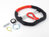 MOMO MOMO Trek Steering Wheel - Red 350mm TRK35BK0R View 3