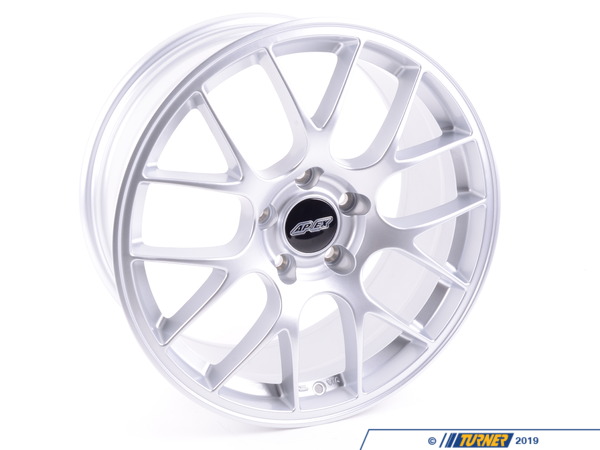 APEX Wheels APEX EC-7 18x8.5" ET35 Race Silver Wheel 20.10lbs -PROFILE 1 EC71885ET35RS