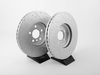 Genuine MINI Front Dimpled / Slotted JCW Rotors - Pair 13.189" (335x30) 34106864133KT View 2