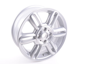 Genuine MINI Light Alloy Rim, Silver 61/2Jx16 Et:48 - 36116791940