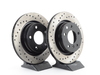 StopTech Cross-Drilled Brake Rotors - Rear - E46 325i/328i (pair) - (NO LONGER AVAILABLE) 34211165563CD View 1