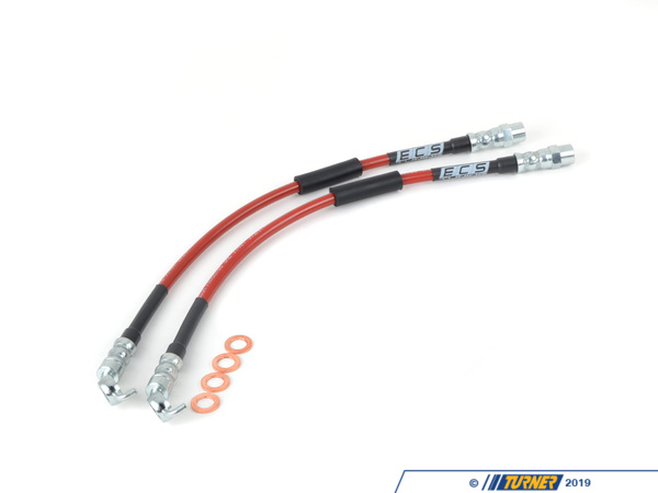 ECS ECS Tuning Exact-Fit Stainless Steel Brake Lines (Rear) - F10/12/13 M5 M6 002563ECS05