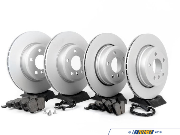 Packaged by Turner Complete Front & Rear Brake Package - E83 X3 3.0 2004-2010 TMS200225