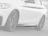 Genuine BMW M Performance M Performance Side Splitter Blade Set - F22 228i M235i 51192298286-287 View 5