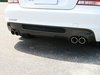 3D Design E82 128I/135i M Sport 3D Design Carbon Fiber Rear Diffuser - Quad Exhaust 3108-18221 View 1