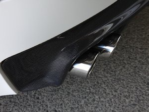 E89 Z4 3D Design Carbon Fiber Rear Diffuser - Quad Exhaust