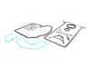 Elring Elring Engine Block Gasket Set - E31, E32, E34, E38, E39 11119070240 View 6