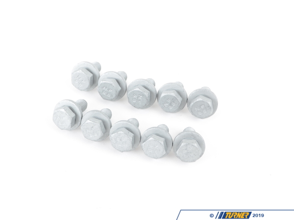 Genuine BMW Hex Bolt With Washer - Pack Of 10 07147165618KT