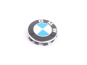 Genuine BMW Wheel Center Cap With Chrome - 36136850834