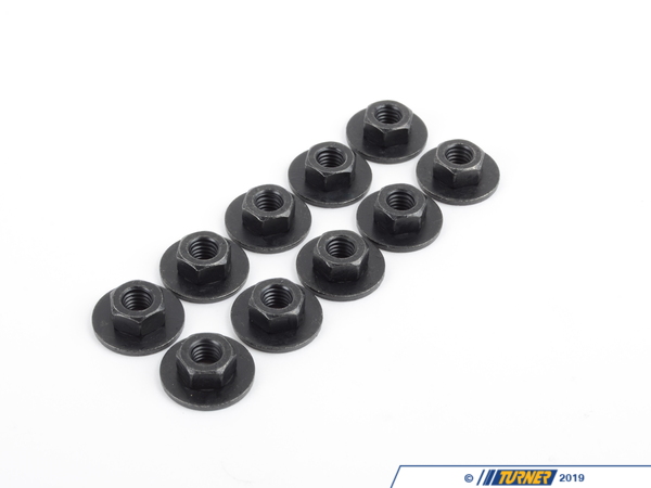 Genuine BMW Hex Nut - Pack Of 10 07129905470kt