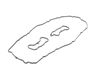 Genuine BMW Genuine BMW Set Of Profile Gaskets - 11127614701 11127614701 View 1