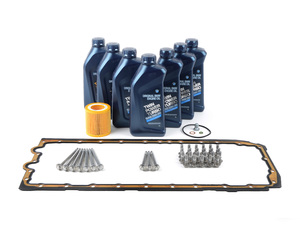 Genuine BMW Oil Pan Gasket Replacement Kit - N52 N54