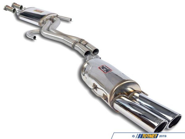 Supersprint E32 740il Supersprint Stainless Exhaust System (Center Resonator + Rear Muffler) with adapter 784703-784746lKT