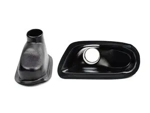 HARD Motorsport Brake Duct Inlets and Fog Light Delete -- E46 M3