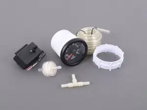 52mm Prosport Electrical Boost Gauge - Clear Lens/White LED