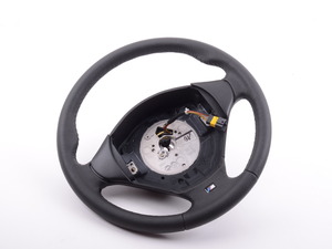 Genuine BMW Leath.M Sports Strng Whl Black/Black D=375mm - 32342229487